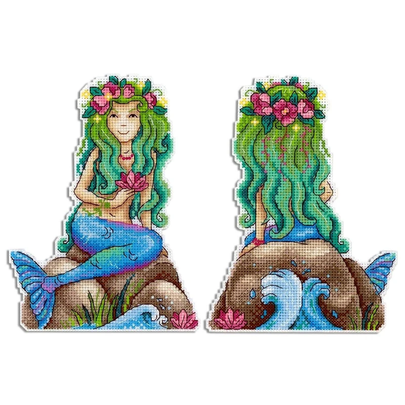 MP Studia Sea Beauty Plastic Canvas Counted Cross Stitch Kit