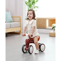 Trimate Red 4 Wheel Baby Walker Balance Bike