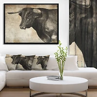 Designart - Spanish Bull Sketch