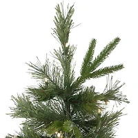 7.5 Ft. Pre-Lit Cashmere Mixed Pine Artificial Christmas Tree, Warm White LED Lights