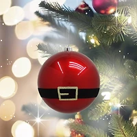 7.75" Jumbo Red Santa Belt Shatterproof Ball Ornament by Ashland®