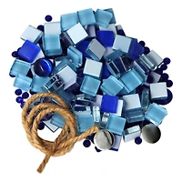 3.5" Cool Tones Mosaic Vase Kit by Make Market®