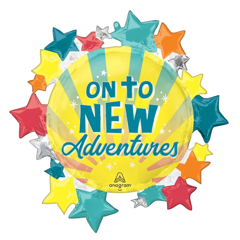 SuperShape® 30" On to New Adventures Foil Balloon