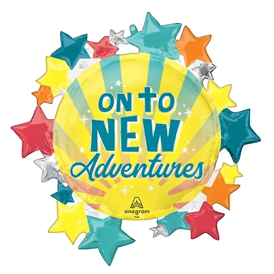 SuperShape® 30" On to New Adventures Foil Balloon