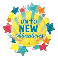 SuperShape® 30" On to New Adventures Foil Balloon