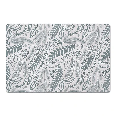 Green Winter Pattern 27" x 18" Floor Mat