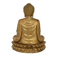 16" Gold Buddha Glam Sculpture