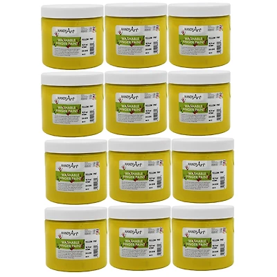 6 Packs: 12 ct. (72 total) Handy Art® Washable Finger Paint
