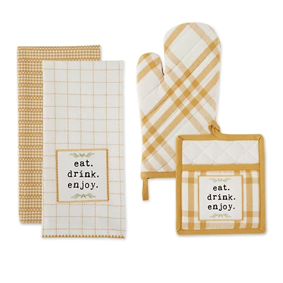 DII® Eat, Drink & Enjoy Kitchen Towels