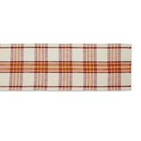 DII® 108" Pumpkin Spice Plaid Table Runner