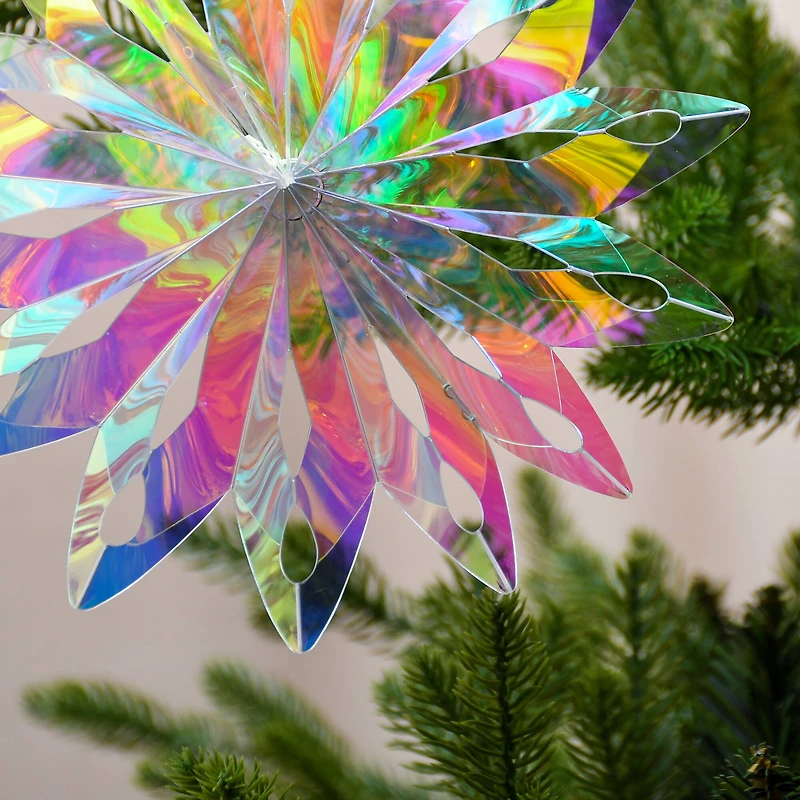 7.5" Iridescent Snowflake Ornament by Ashland®
