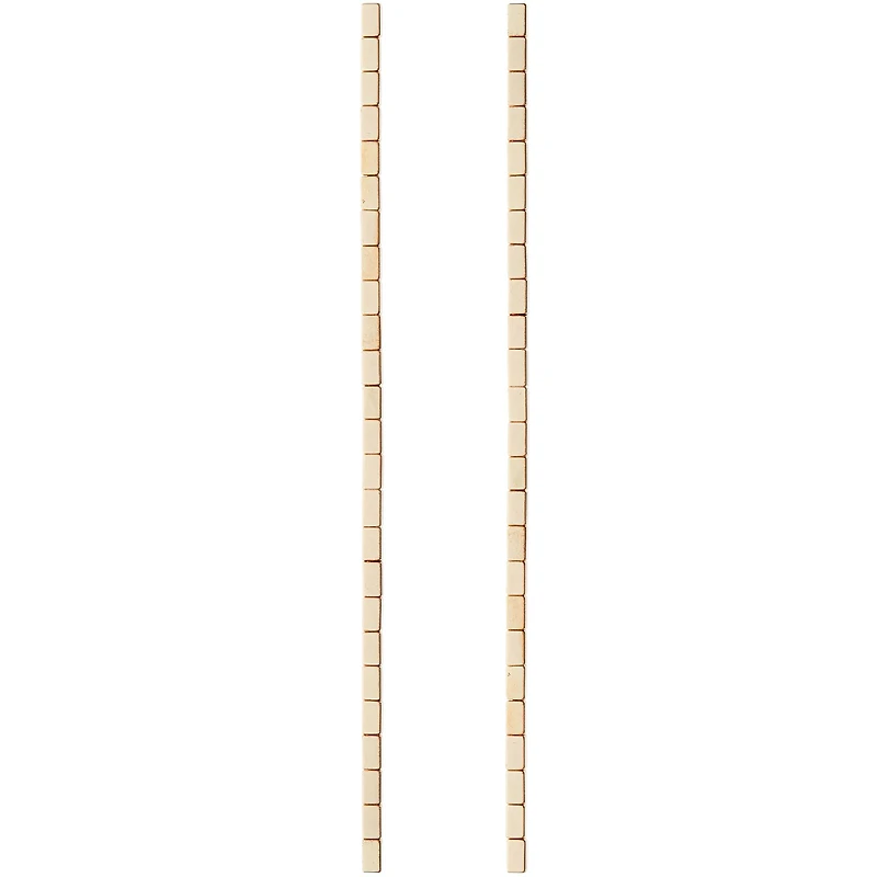 Gold Hematite Square Beads, 5mm by Bead Landing™