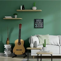 Stupell Industries Dogs are God's Apology Quote Spiritual Corgi Pet Phrase Canvas Wall Art