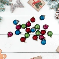 20ct. Glass Christmas Décor & Tree Topper