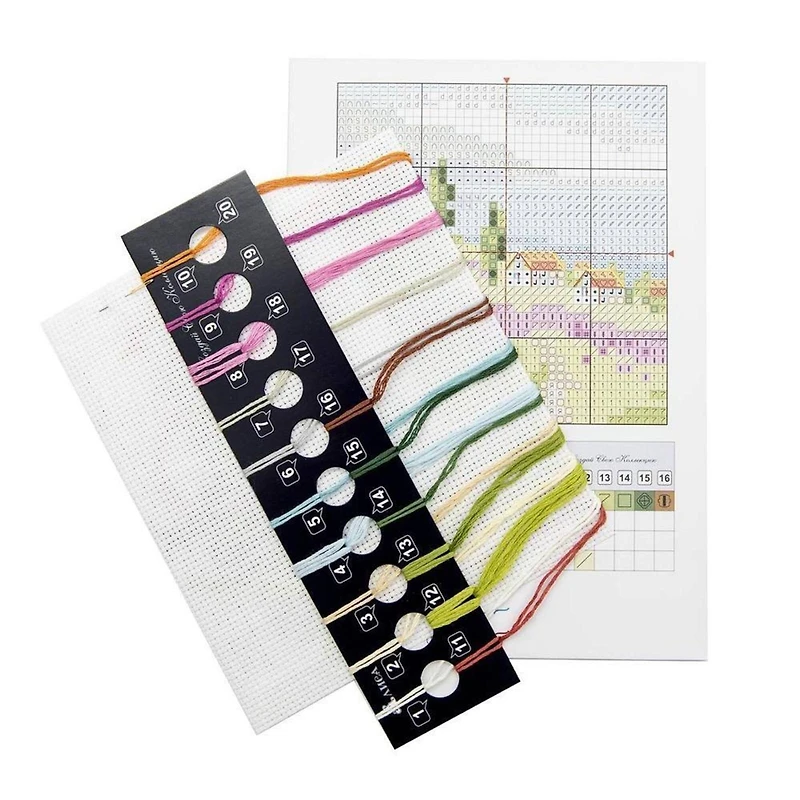 Alisa Lavender At The Sea Cross Stitch Kit