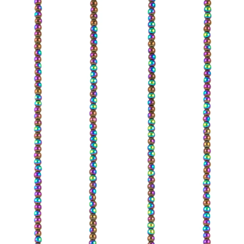 Purple AB Glass Round Beads, 1.8mm by Bead Landing™