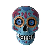 6" Blue Sugar Skull Tabletop Décor by Ashland®