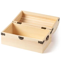 9" Ornate Wood Treasure Chest by Make Market®