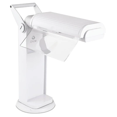 OttLite 11.5" White Magnifier Task Lamp