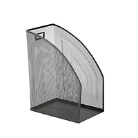 Mind Reader 2 Pack Black Jumbo Metal Mesh File Organizer