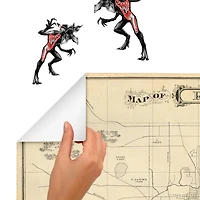 RoomMates Stranger Things Dry Erase Hawkins Map Peel & Stick Giant Wall Decals