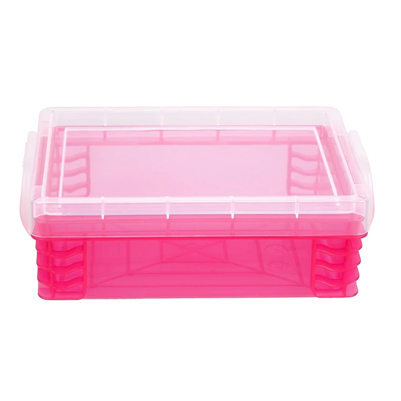 Pink Stacking Crayon Box by Simply Tidy™