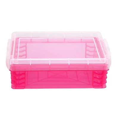Pink Stacking Crayon Box by Simply Tidy™
