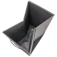 Household Essentials Narrow Collapsible Laundry Hamper with Liner & Lid