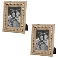 2 Pack Light Brown Wood 5" x 7" Frame