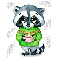 Crafting Spark Cute Racoon Diamond Painting Kit