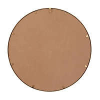 Gold Metal Glam Wall Mirror, Set of  24" x 24" x 3"