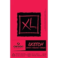 6 Pack: Canson® XL® Sketch Pad, 5.5" x 8.5"