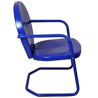 34" Outdoor Retro Tulip Armchair