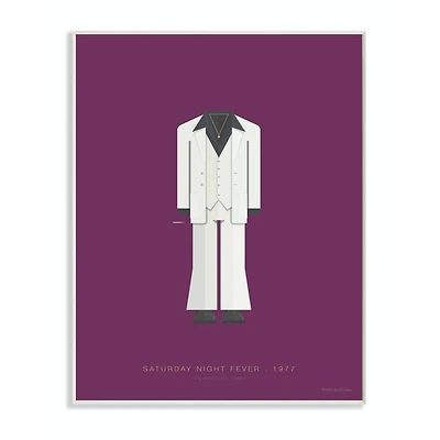 Stupell Industries Saturday Night Fever Fashion Design Wall Plaque