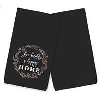 Love Builds a Happy Home Tea Towel Set