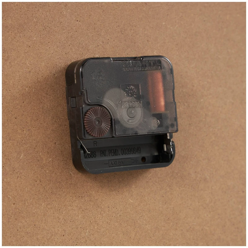 16" Light Brown Framed Wall Clock