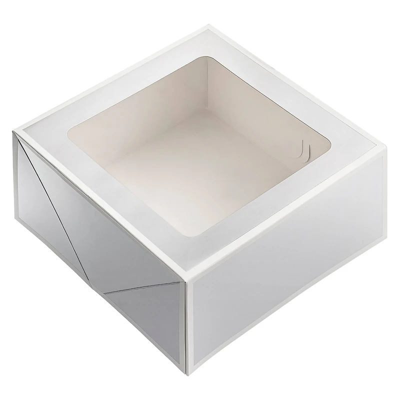 6 Packs: 3 ct. (18 total) Silver Solid Treat Boxes by Celebrate It®