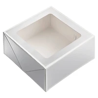 6 Packs: 3 ct. (18 total) Silver Solid Treat Boxes by Celebrate It®
