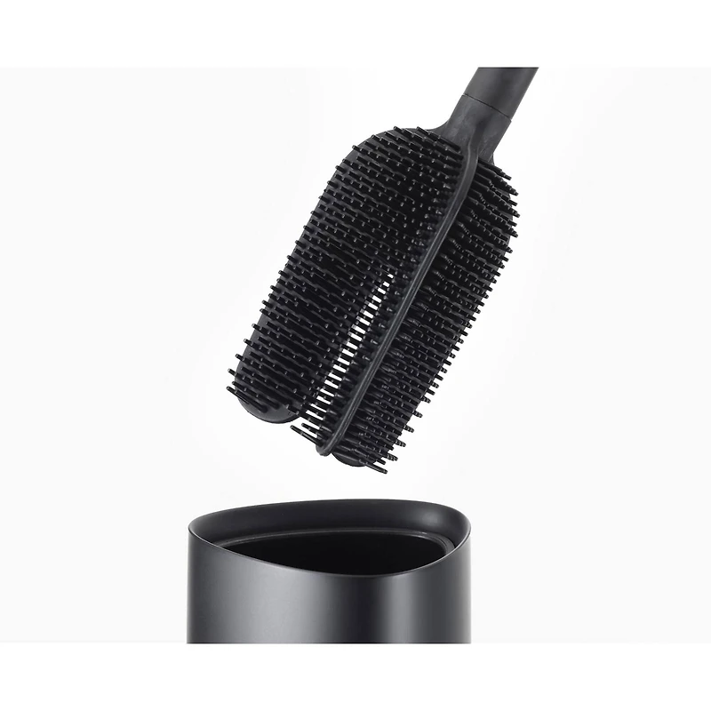 Joseph Joseph Flex 360 Advanced Toilet Brush with Matt Black Finish