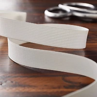12 Pack: 3/4" White Knit Non-Roll Elastic Hank by Loops & Threads™