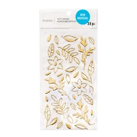 Gold Flower Puffy Stickers by Recollections™