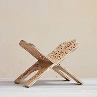 Hello Honey® 11.25" Natural Wood Laser-Cut Book Holder