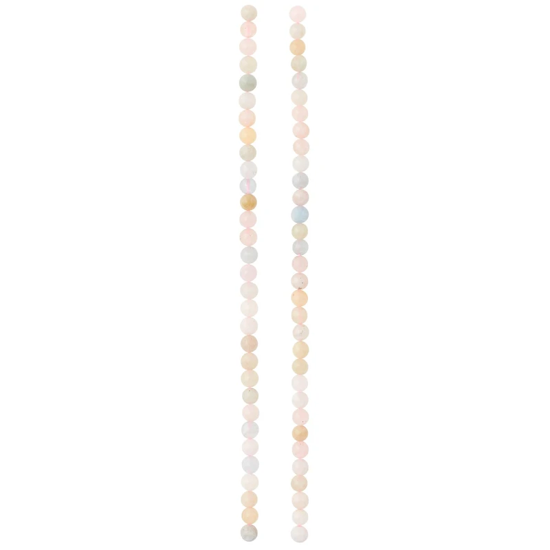 Morganite Round Beads, 4mm by Bead Landing™