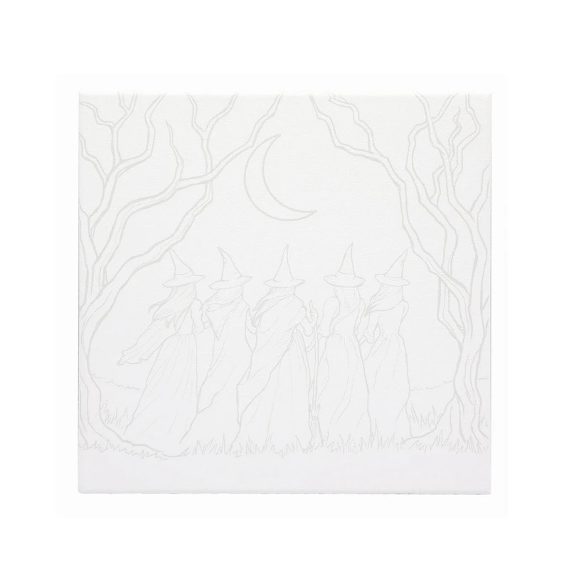 11" x 11" Witches Circle Canvas Painting Kit by Craft Smart®