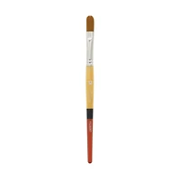 Princeton™ Snap!™ Series 9650 Gold Taklon Short Handle Filbert Brush