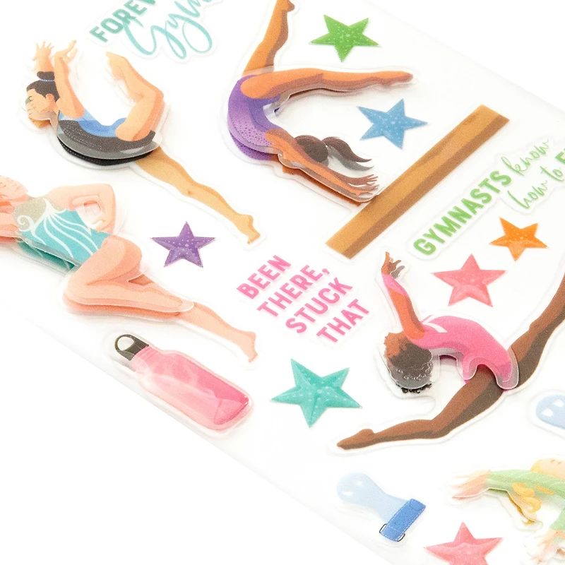 Gymnastics Dimensional Stickers by Recollections™