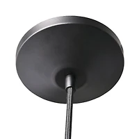 Hello Honey® Robert Stevenson Lighting Theo 10" Matte Black & Brushed Metal Ceiling Light