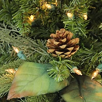 6.5ft. Pre-Lit Green River Spruce Artificial Christmas Tree, Clear Lights