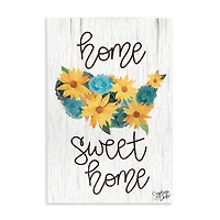 Stupell Industries Floral Americana Phrase Wall Plaque Art