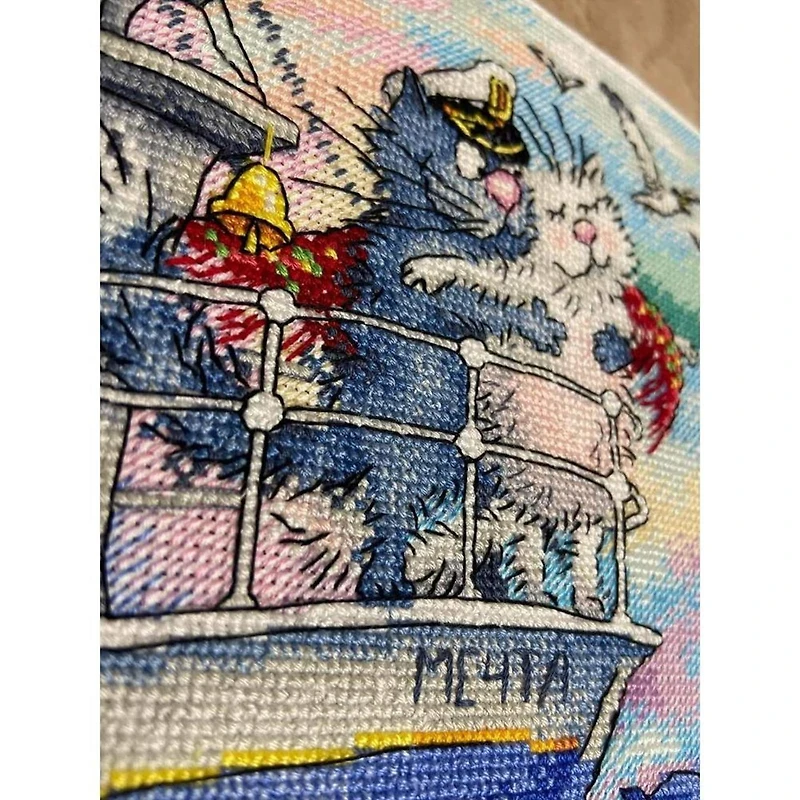 MP Studia Sea Of Love Cross Stitch Kit